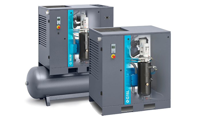 Compressore pistone idraulico della serie Atlas Copco G
