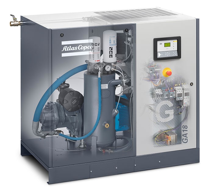 Compressori della serie Atlas Copco GA
