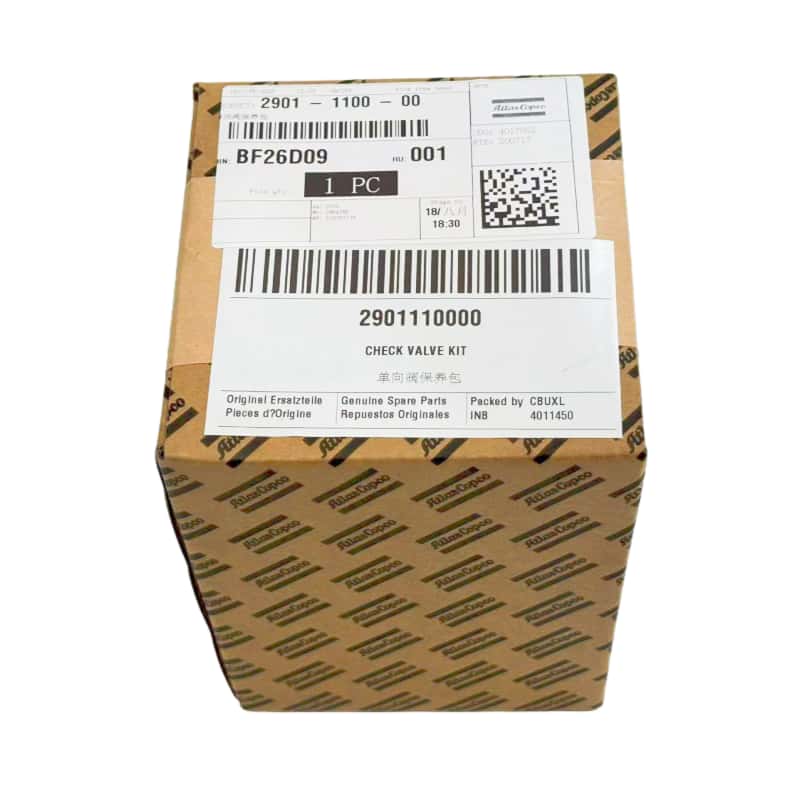2901110000 Atlas Copco Air Compressore Valvola di riparazione del kit di riparazione della valvola