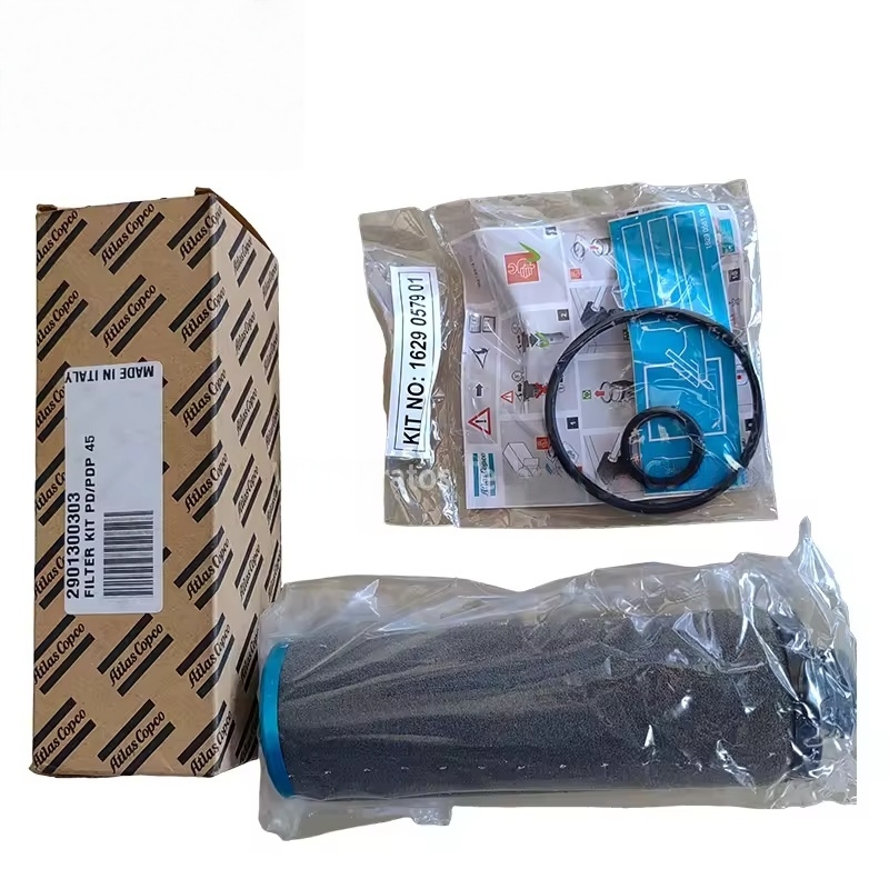 Atlas COPCO 2901300303 Kit filtro PD PDP 45 per filtrazione dell'impurità dell'aria ad alta precisione Easy Installa Installa comprar EN Linea