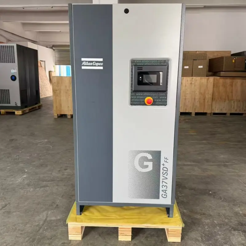 Compressore d'aria a vite a iniezione di olio Atlas Copco GA37 VSD+ FF 37kW 50HP per l'industria