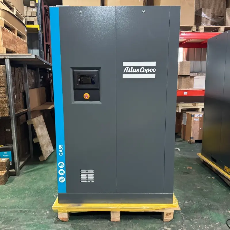 Compressore d'aria a vite a iniezione d'olio Atlas Copco GA55 55 kW 75 HP originale