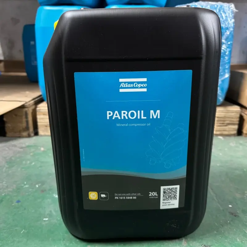 Atlas Copco Oil 1615594800 Paroil M Lubrificante Minerale per Compressori Portatili Originale