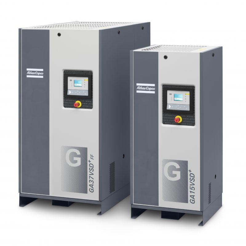 Compressore rotativo a vite a iniezione di olio Atlas Copco