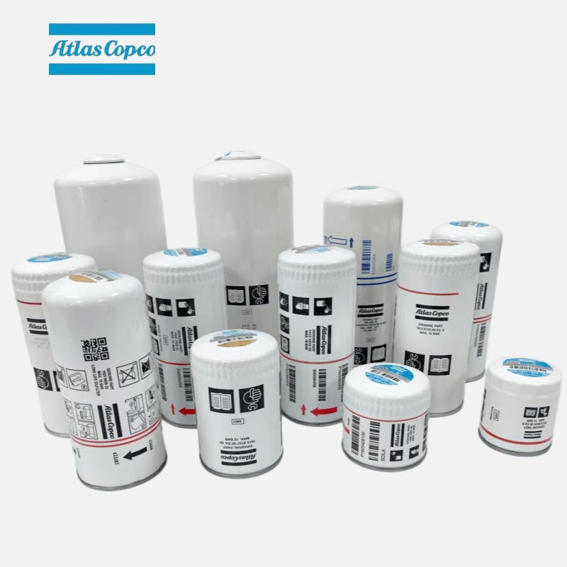 Atlas Copco Pezzi di ricambio Filtro olio originale originale 161487499 1614874700 per compressore d'aria industriale