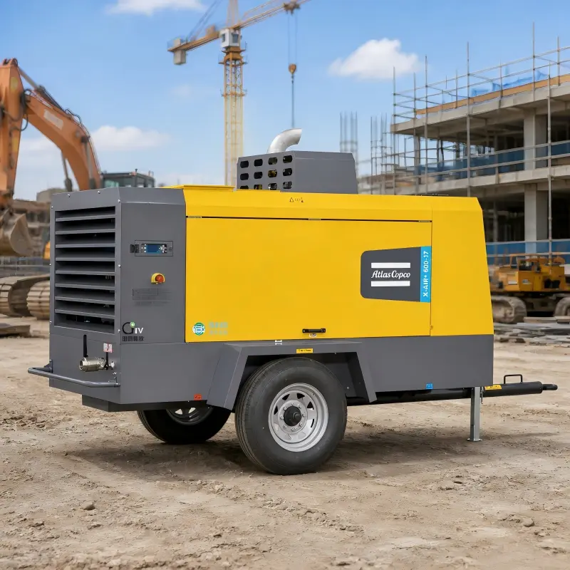 Compressore diesel portatile Atlas Copco X-Air+600-17 154 kW originale