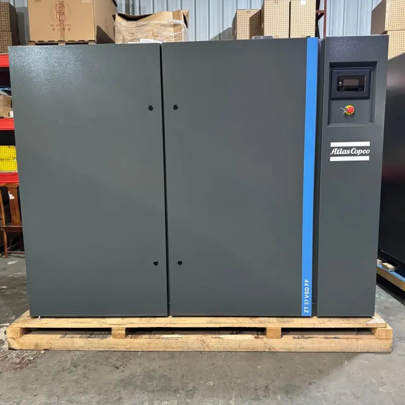 Compressore a vite senza olio Atlas Copco ZT 37 VSD FF 37KW 50HP Essiccatore Classe 0 Originale