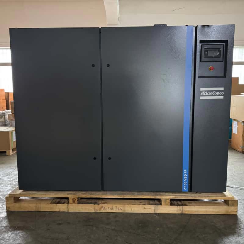 Atlas Copco ZT55 VSD FF | Compressore d'aria senza olio 55kW per l'industria alimentare farmaceutica Classe 0